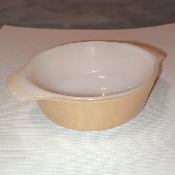 Glaze Orange Fire King Anchor Hocking 12 oz Ovenware Ramekin Vintage Collectible - Picture 1 of 9